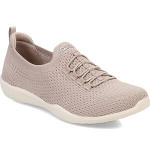 Skechers Women's Air Cooled Memory Tan Slip-On Sneakers